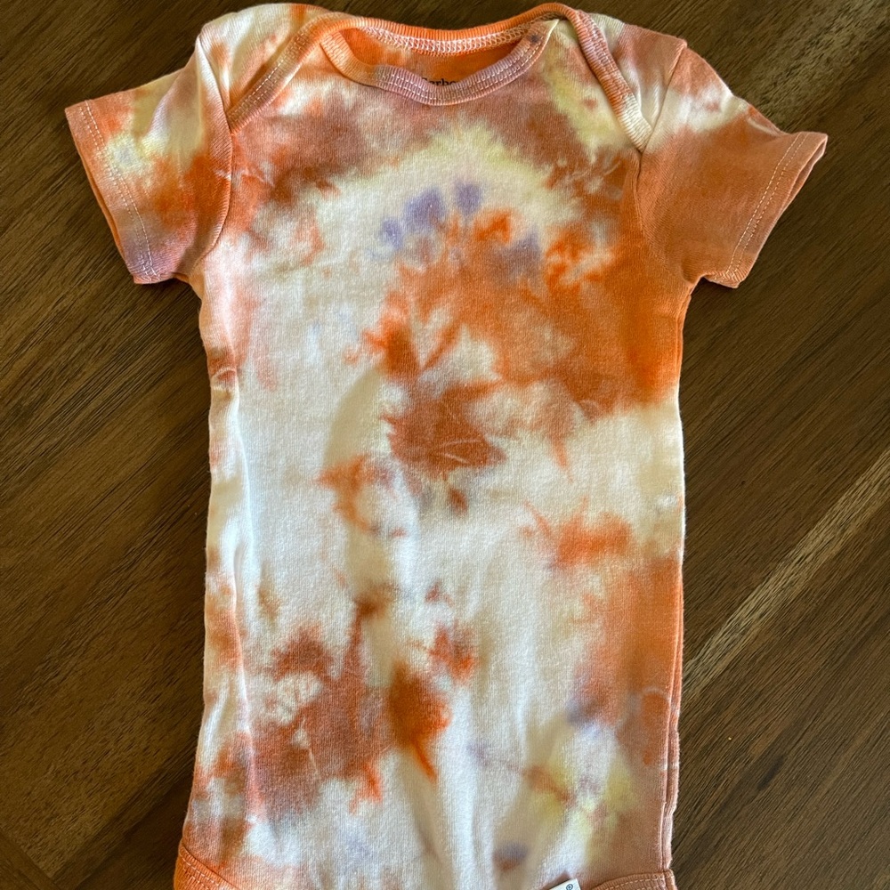 Hand Tie-Dyed Gerber Onesie